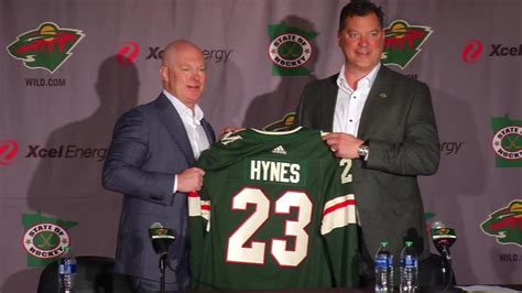 Wild GM Bill Guerin on new head coach John Hynes: ‘This is not a one-year thing’